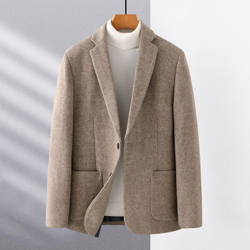 Veste Homme en Laine pour Affaires et Loisirs - Style Moderne et Confortable - IVOIRART.COM