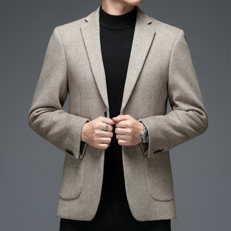 Veste Homme en Laine pour Affaires et Loisirs - Style Moderne et Confortable - IVOIRART.COM