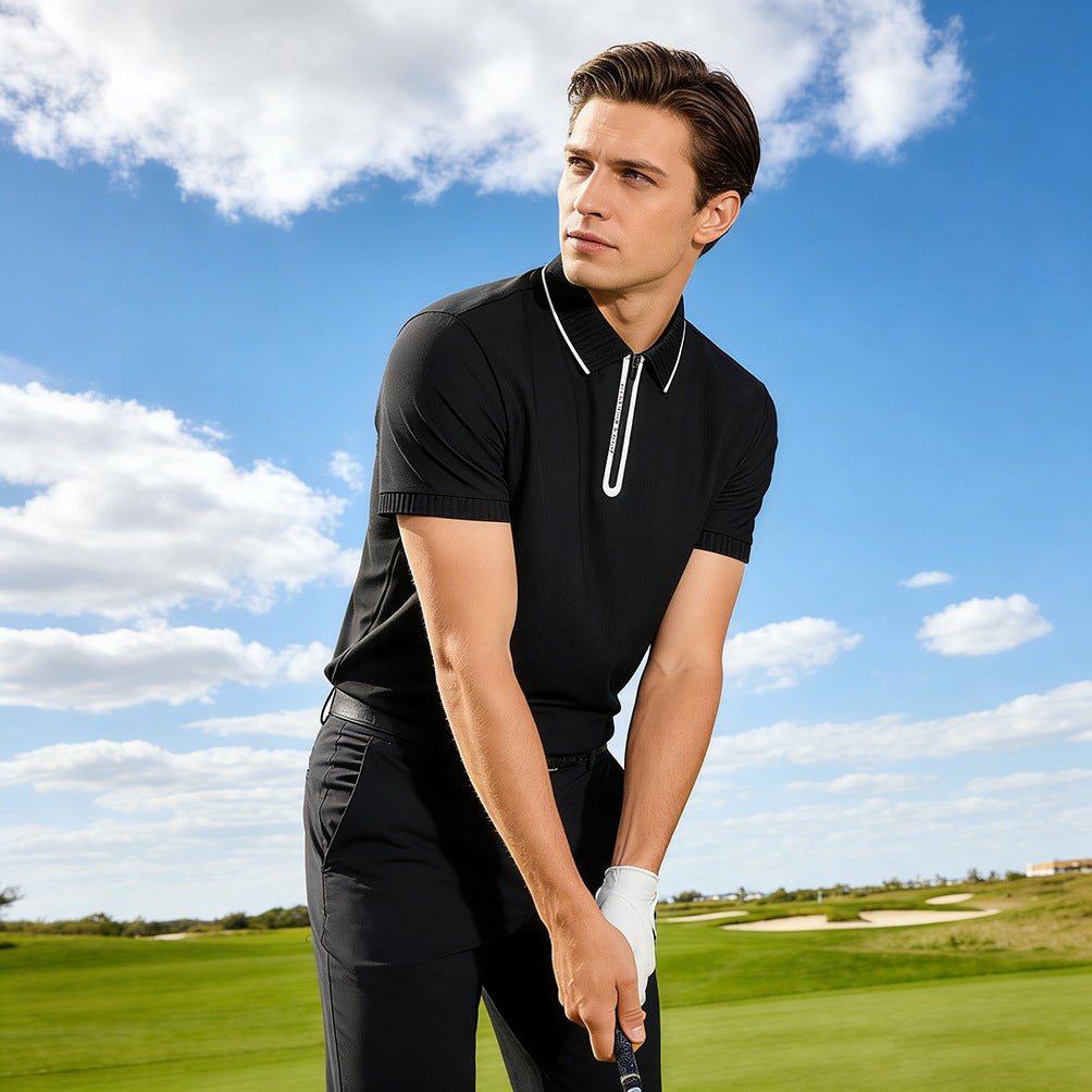 Vêtements de golf à manches courtes pour hommes et femmes, légers et respirants - IVOIRART.COM