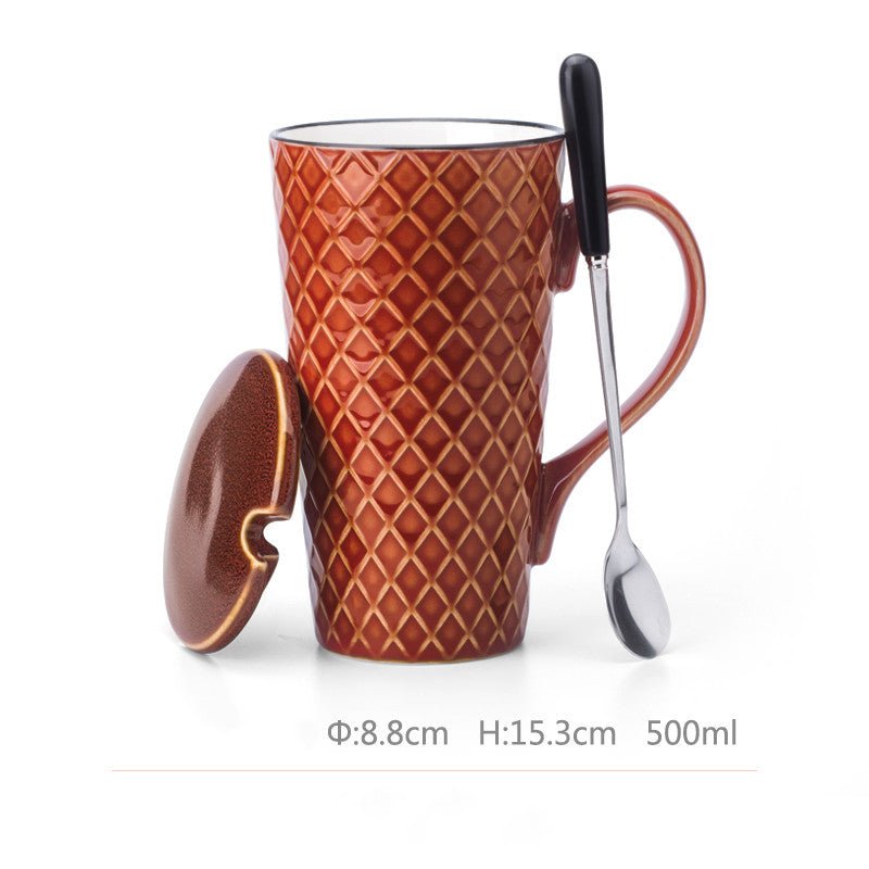 Vintage ceramic mug - IVOIRART.COM