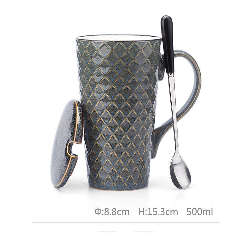 Vintage ceramic mug - IVOIRART.COM