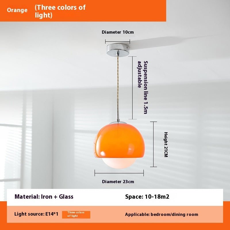 Vintage Glass Pendant Light Bar for Kitchen Counter and Restaurant, Modern Style - IVOIRART.COM