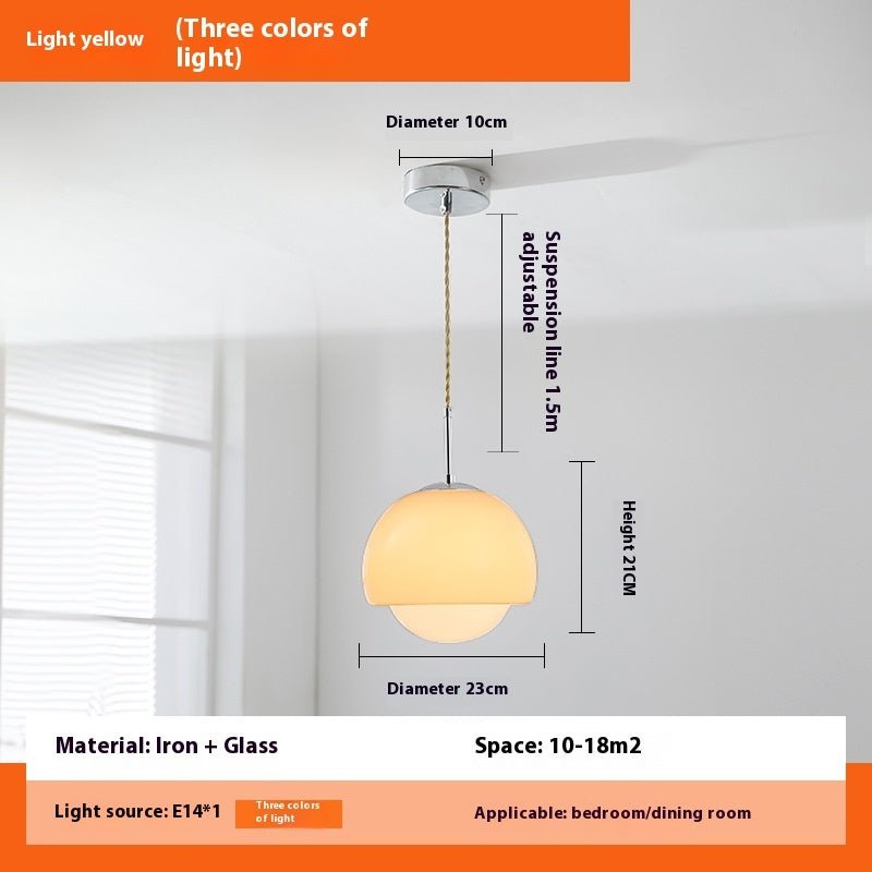 Vintage Glass Pendant Light Bar for Kitchen Counter and Restaurant, Modern Style - IVOIRART.COM