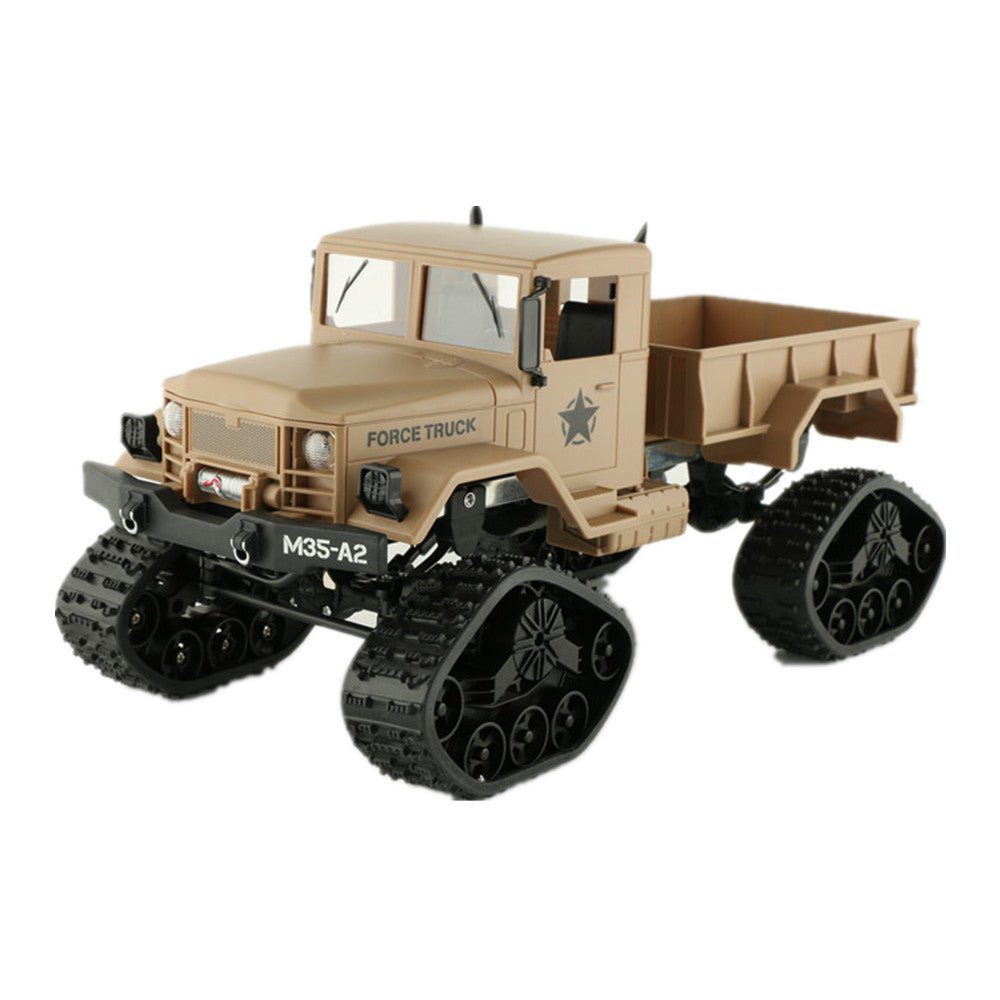 Voiture Télécommandée Tout-Terrain Militaire 2.4G 4 Roues Motrices 33,8 cm - IVOIRART.COM