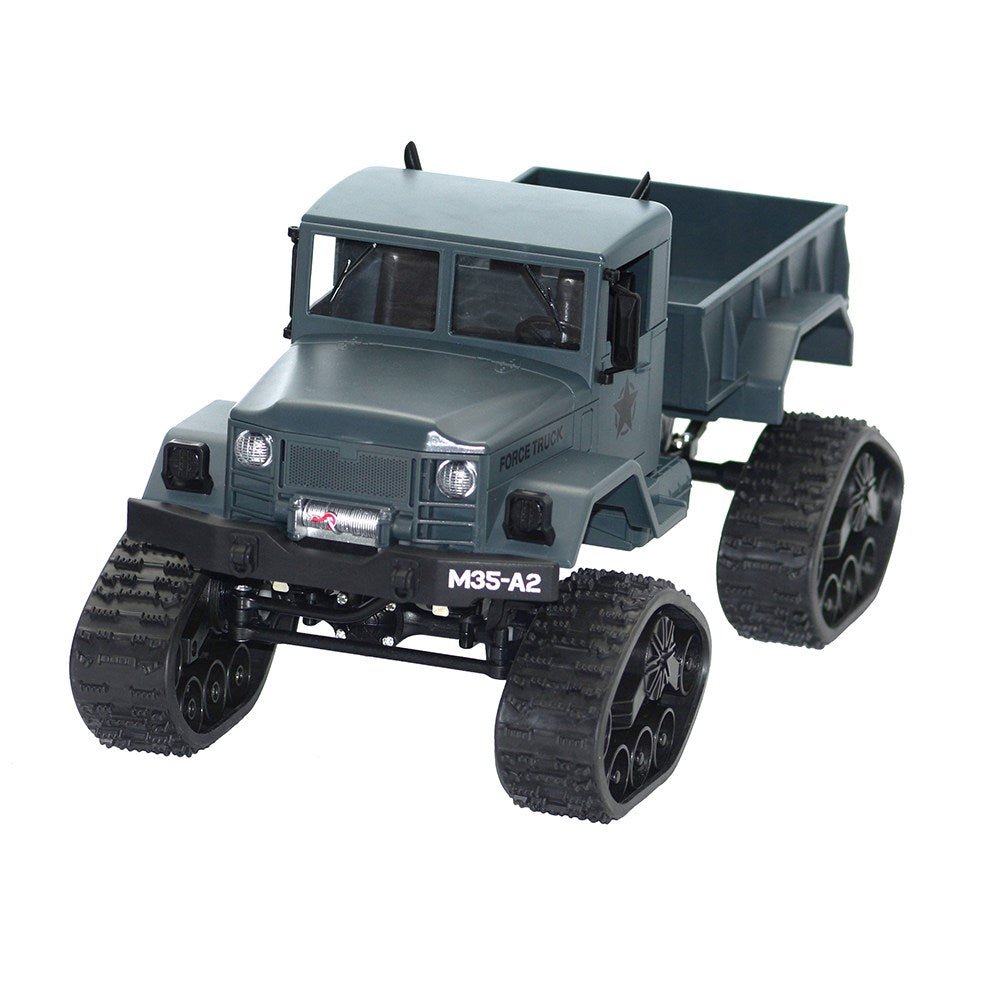 Voiture Télécommandée Tout-Terrain Militaire 2.4G 4 Roues Motrices 33,8 cm - IVOIRART.COM
