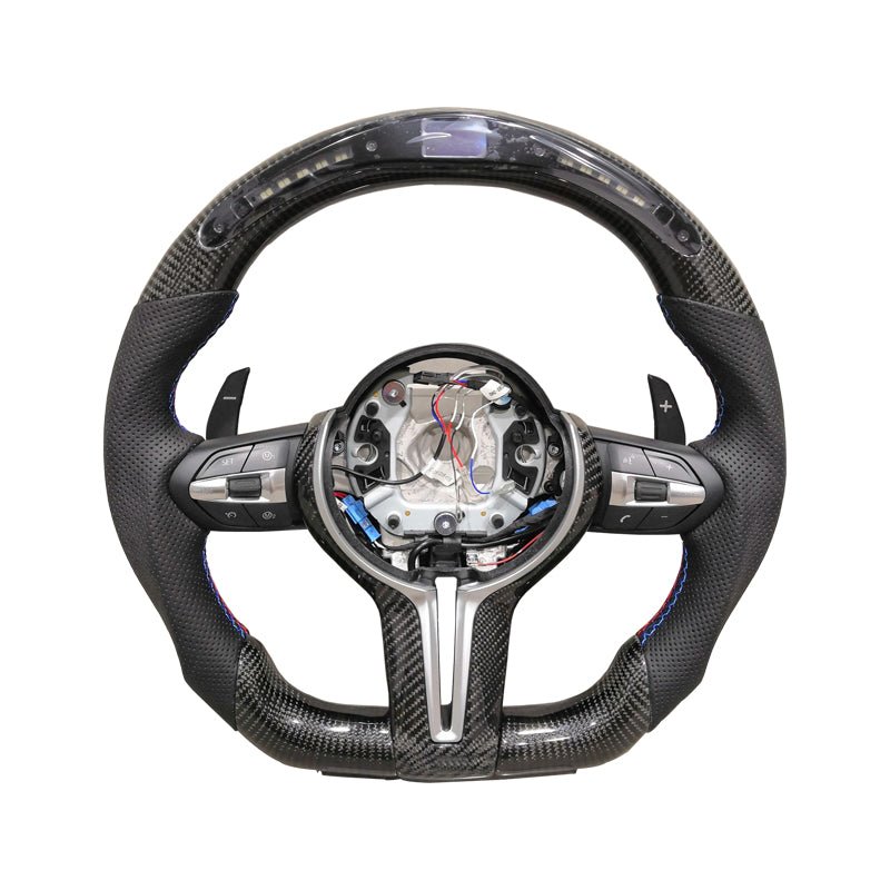 Volant sport LED en fibre de carbone Thong pour conduite dynamique et élégante - IVOIRART.COM