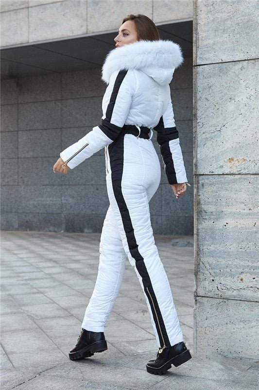 Waist coat cotton trousers jumpsuit - IVOIRART.COM
