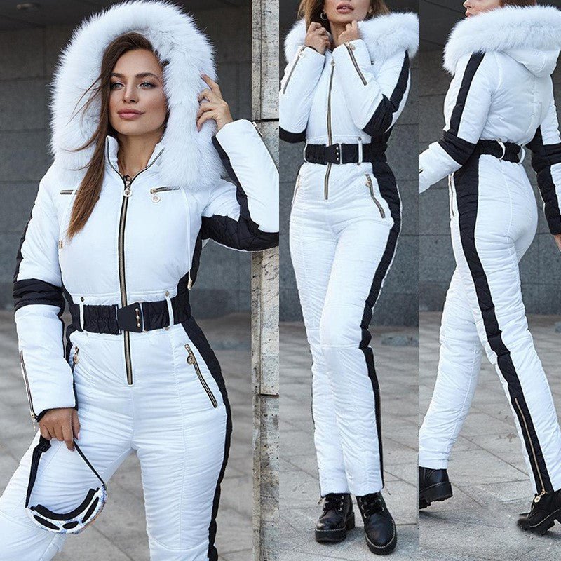 Waist coat cotton trousers jumpsuit - IVOIRART.COM