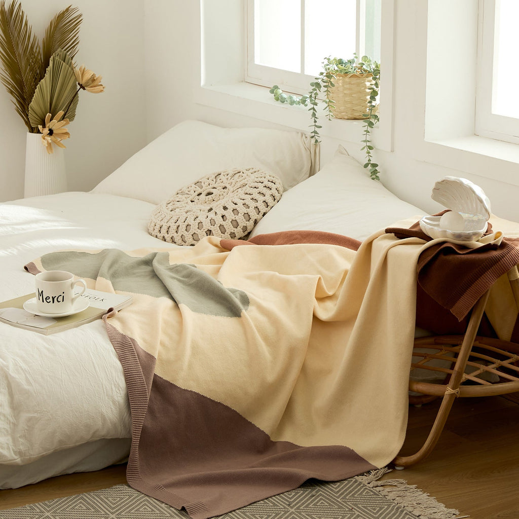 Warm Cover Blanket Single Cover Quilt Knitted Blanket Quilt Blanket - IVOIRART.COM