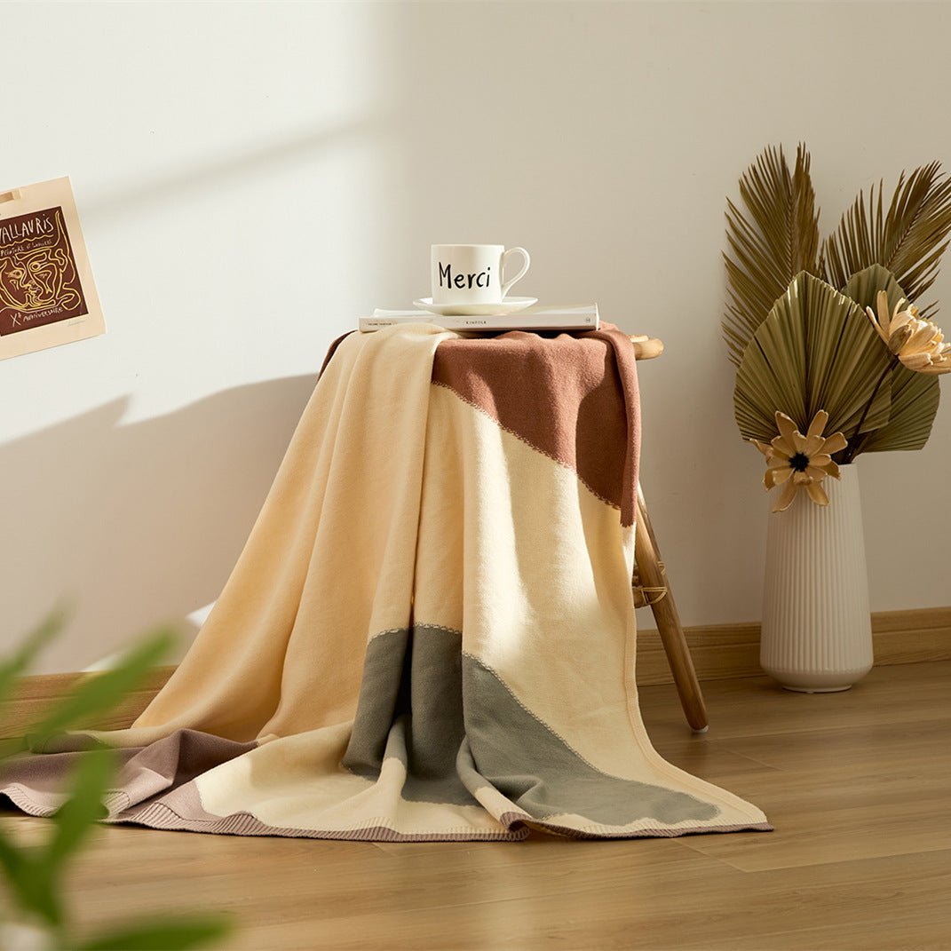 Warm Cover Blanket Single Cover Quilt Knitted Blanket Quilt Blanket - IVOIRART.COM