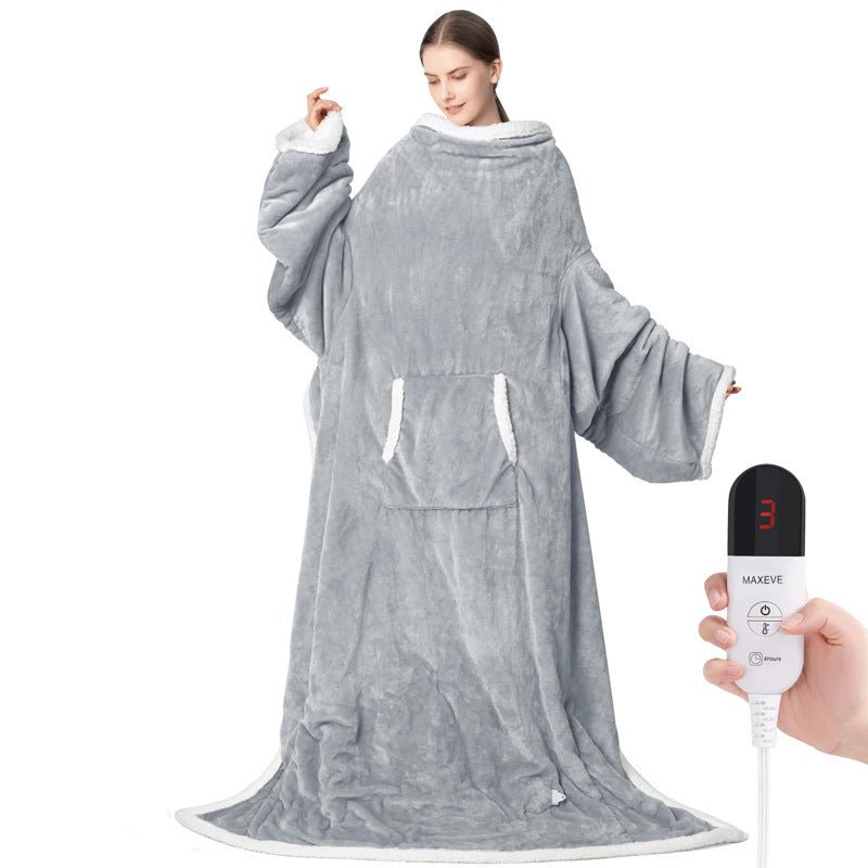 Wearable Electric Heated Blanket With Smart Temperature Control And Machine-washable - IVOIRART.COM