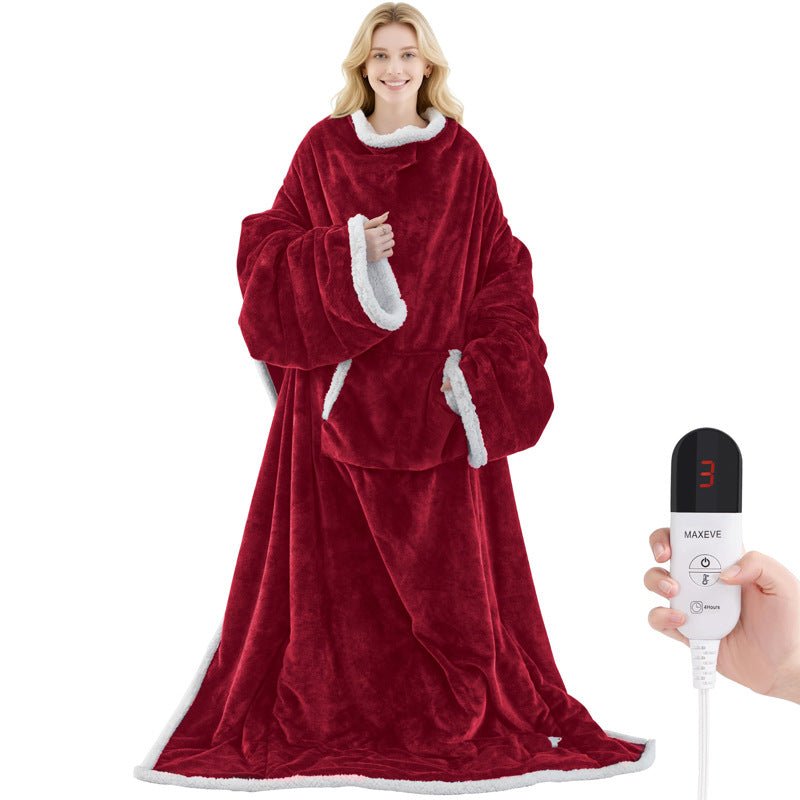 Wearable Electric Heated Blanket With Smart Temperature Control And Machine-washable - IVOIRART.COM