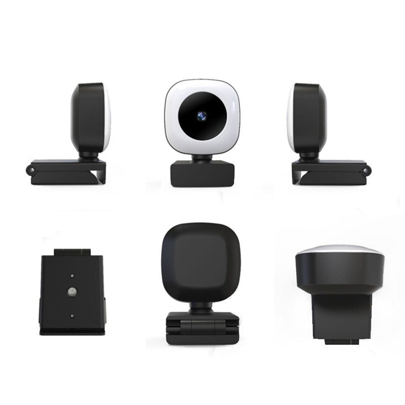 Webcam Full HD 2K avec Autofocus et Microphone pour PC Portable, Lumière d'Appui Intégrée - IVOIRART.COM