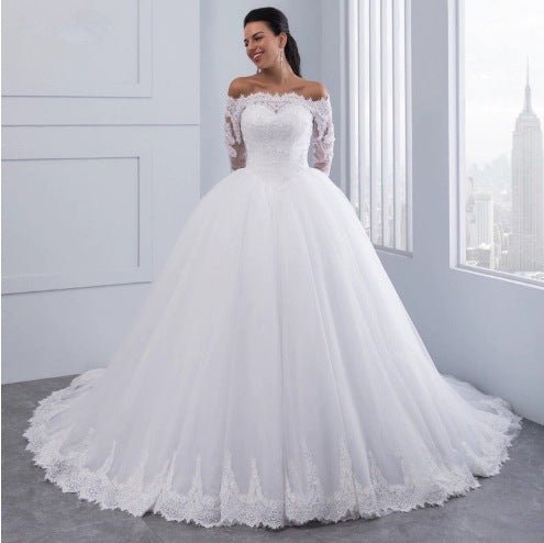 Wedding Bridal Wedding Lace Large Tail - IVOIRART.COM