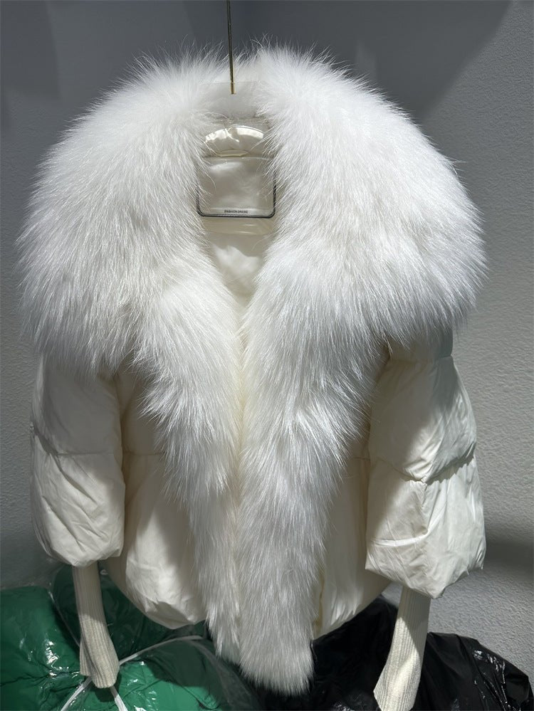 White Duck Down Jacket Niche Design Women's Clothing - IVOIRART.COM