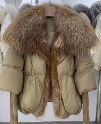 White Duck Down Jacket Niche Design Women's Clothing - IVOIRART.COM