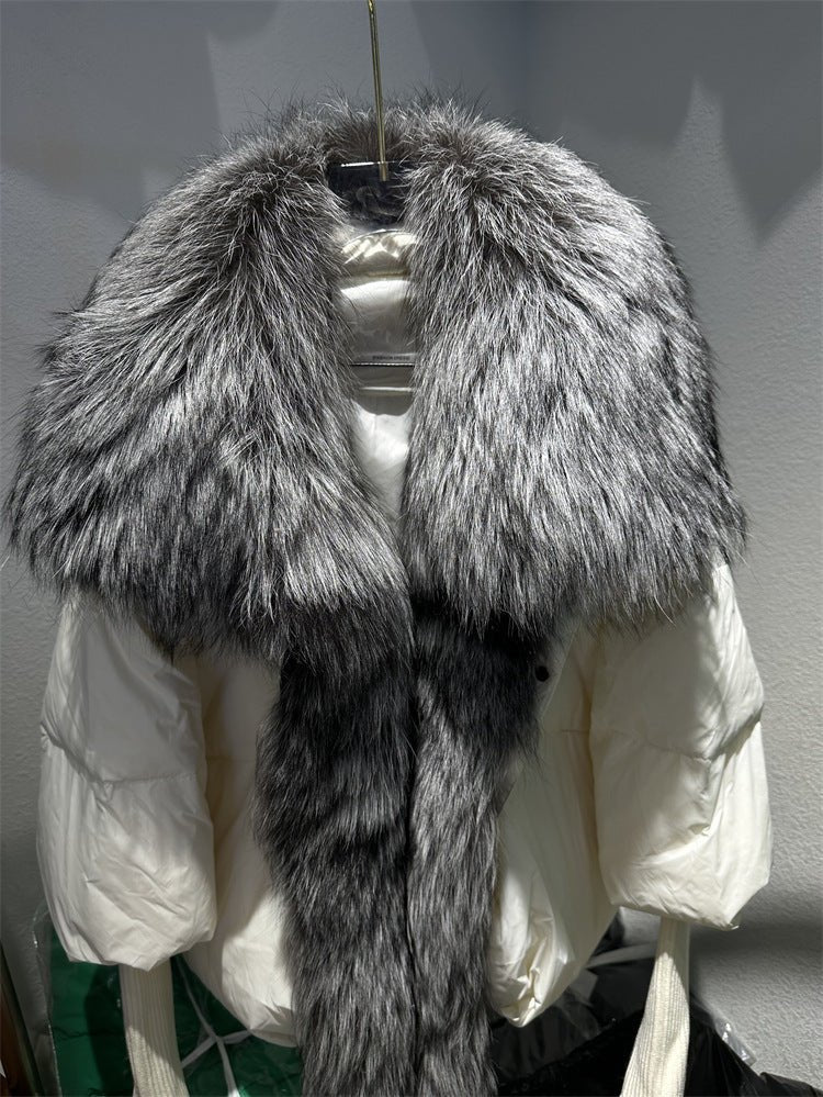 White Duck Down Jacket Niche Design Women's Clothing - IVOIRART.COM