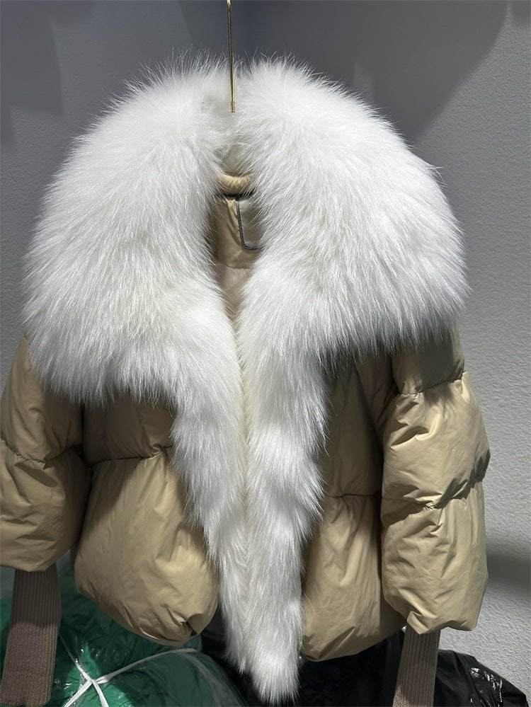 White Duck Down Jacket Niche Design Women's Clothing - IVOIRART.COM