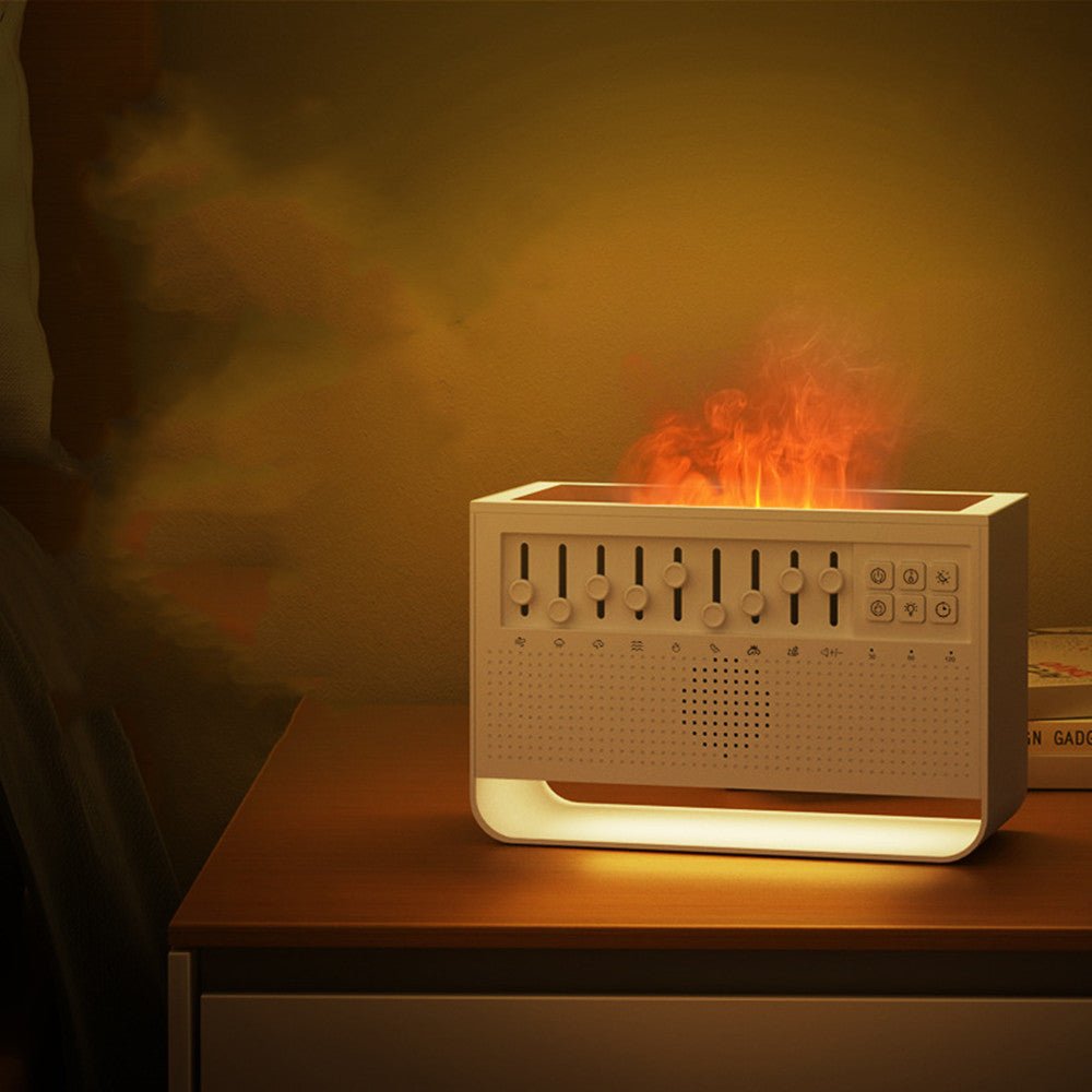 White Noise Simulation Flame Aromatherapy Machine For Household Use - IVOIRART.COM