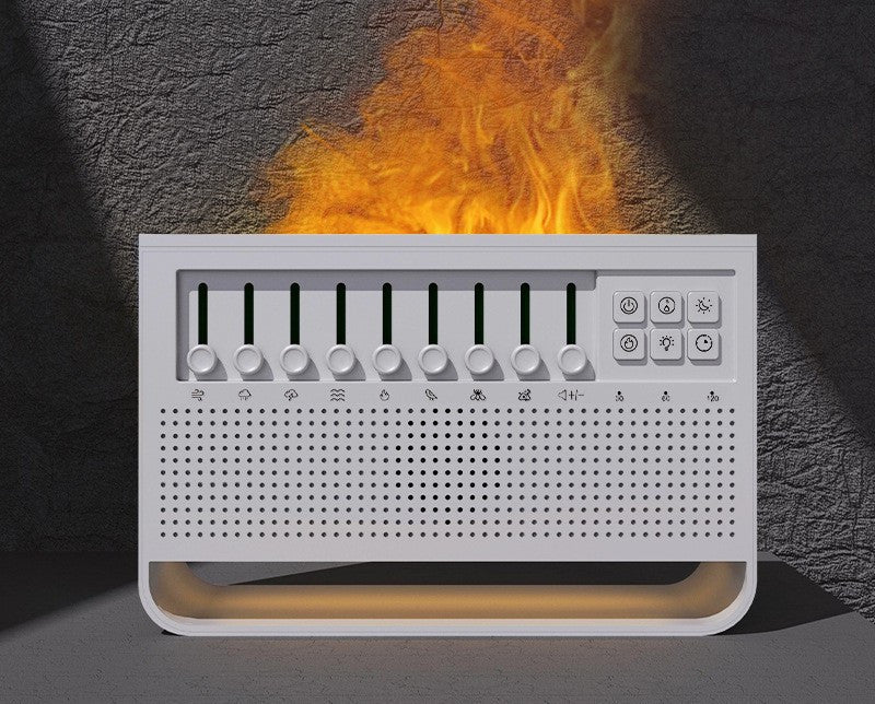 White Noise Simulation Flame Aromatherapy Machine For Household Use - IVOIRART.COM