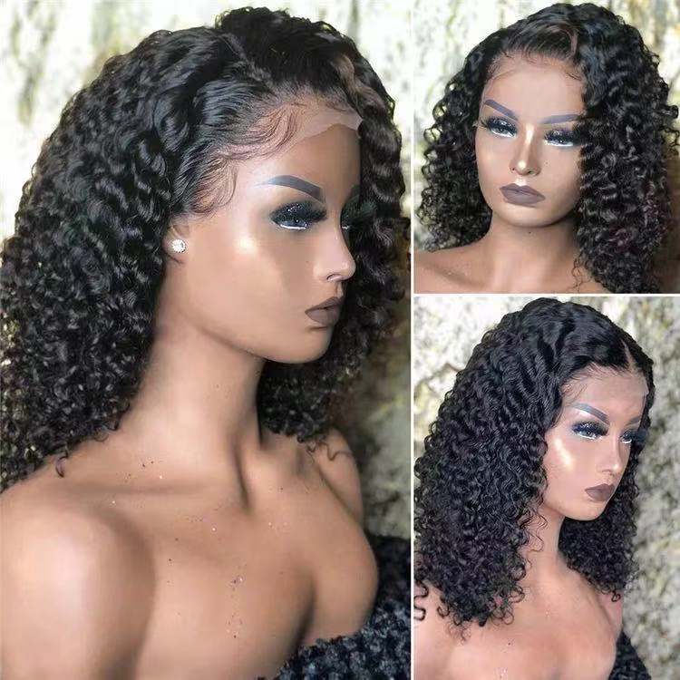 Wig Multi Color Medium And Long Curly Hair Chemical Fiber Headgear - IVOIRART.COM