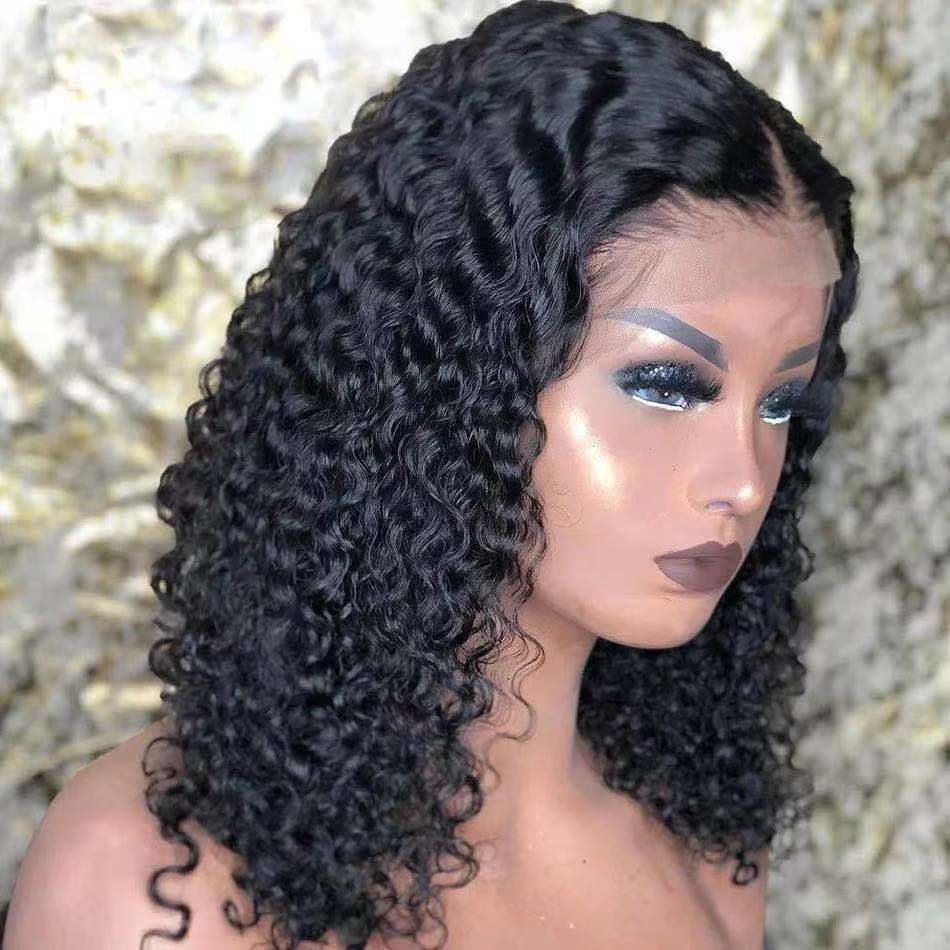 Wig Multi Color Medium And Long Curly Hair Chemical Fiber Headgear - IVOIRART.COM
