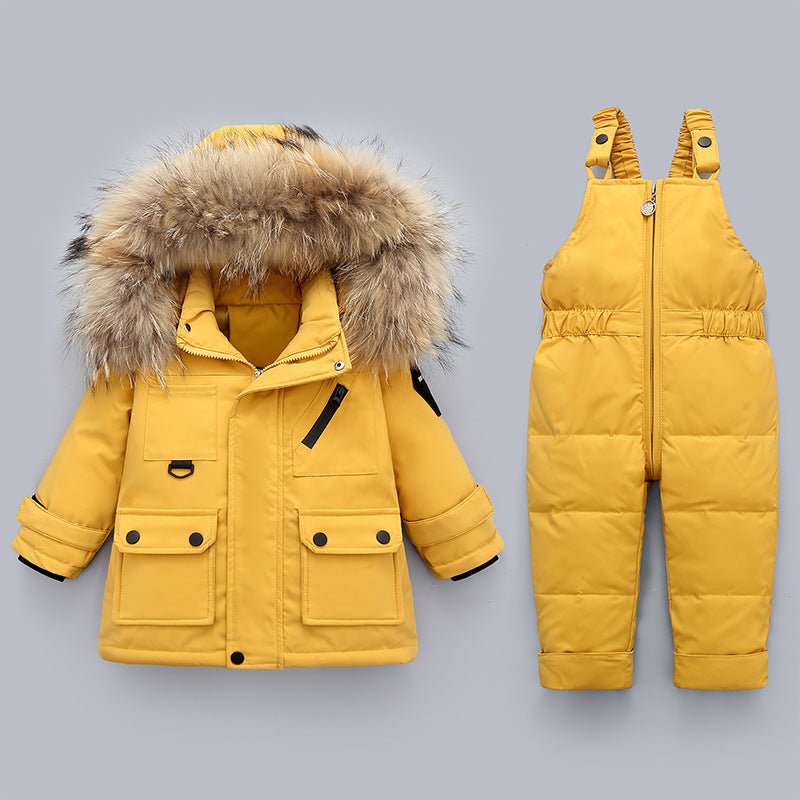 Winter Baby Boy's Down Jacket Suit - IVOIRART.COM