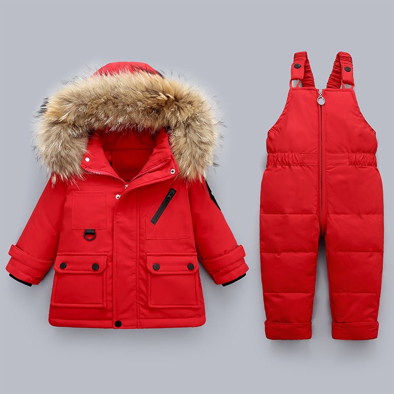 Winter Baby Boy's Down Jacket Suit - IVOIRART.COM