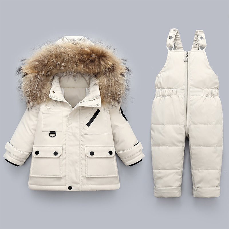Winter Baby Boy's Down Jacket Suit - IVOIRART.COM