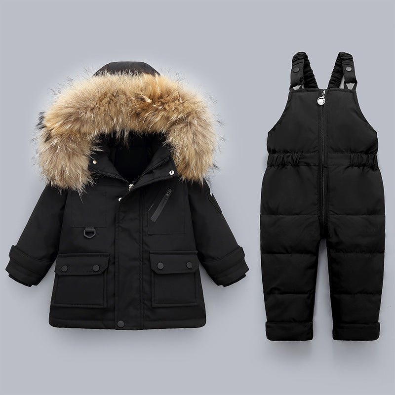 Winter Baby Boy's Down Jacket Suit - IVOIRART.COM