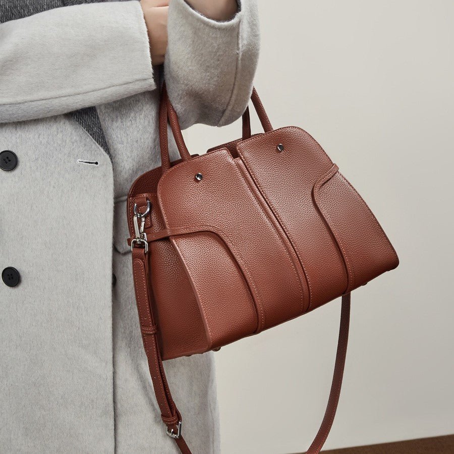 Winter New Arrival Large-capacity Womens First-layer Cowhide Bag - IVOIRART.COM