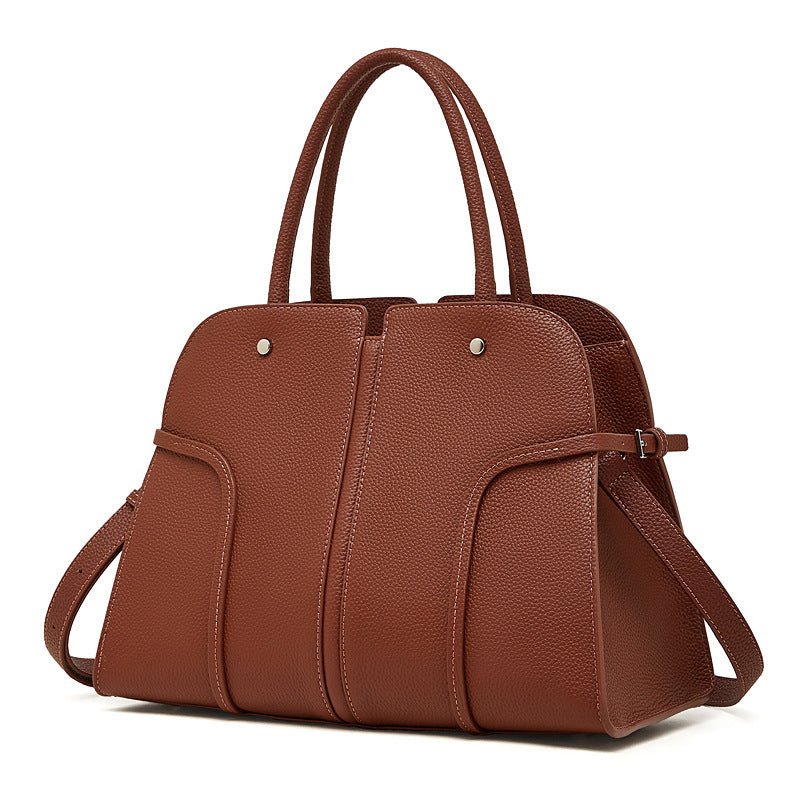 Winter New Arrival Large-capacity Womens First-layer Cowhide Bag - IVOIRART.COM