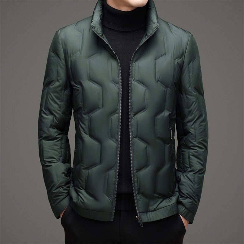 Winter Thin Stand-up Collar Down Jacket Coat - IVOIRART.COM