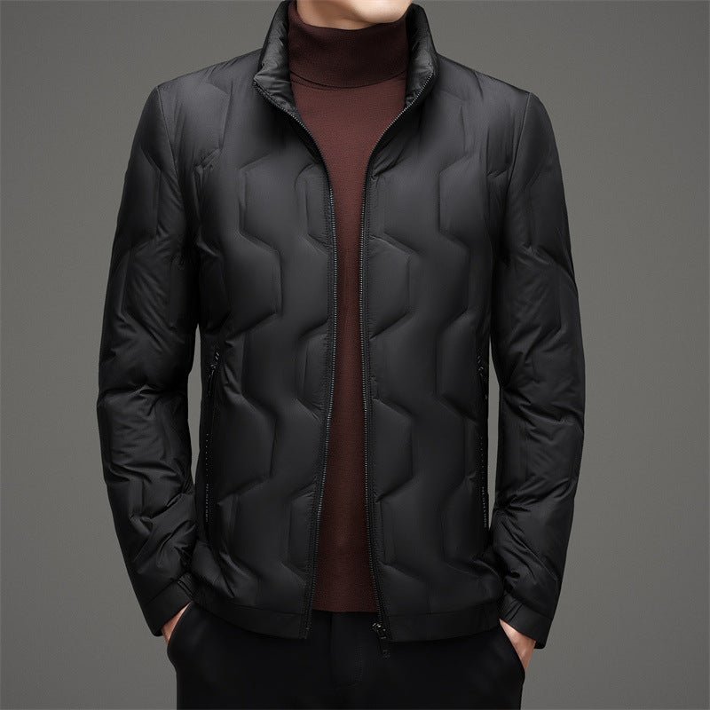 Winter Thin Stand-up Collar Down Jacket Coat - IVOIRART.COM