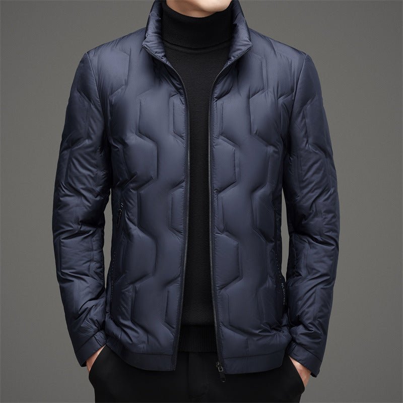 Winter Thin Stand-up Collar Down Jacket Coat - IVOIRART.COM