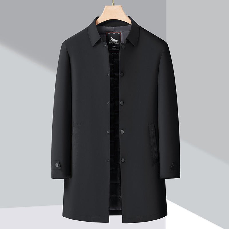 Winter Warm Leisure Cold-proof Turn-down Collar Coat - IVOIRART.COM
