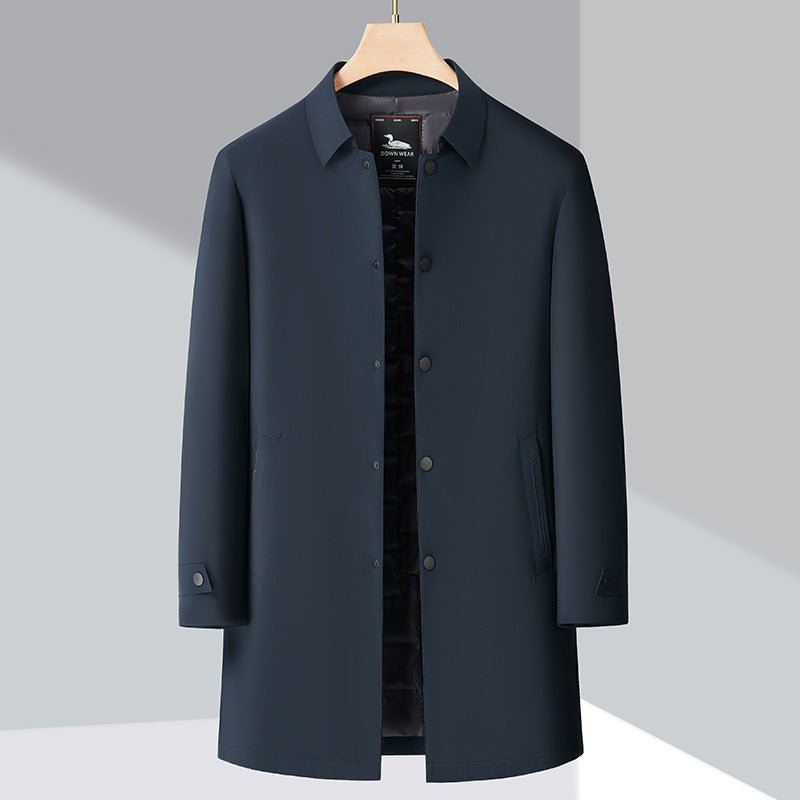 Winter Warm Leisure Cold-proof Turn-down Collar Coat - IVOIRART.COM