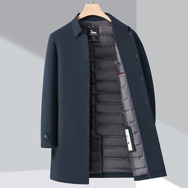 Winter Warm Leisure Cold-proof Turn-down Collar Coat - IVOIRART.COM