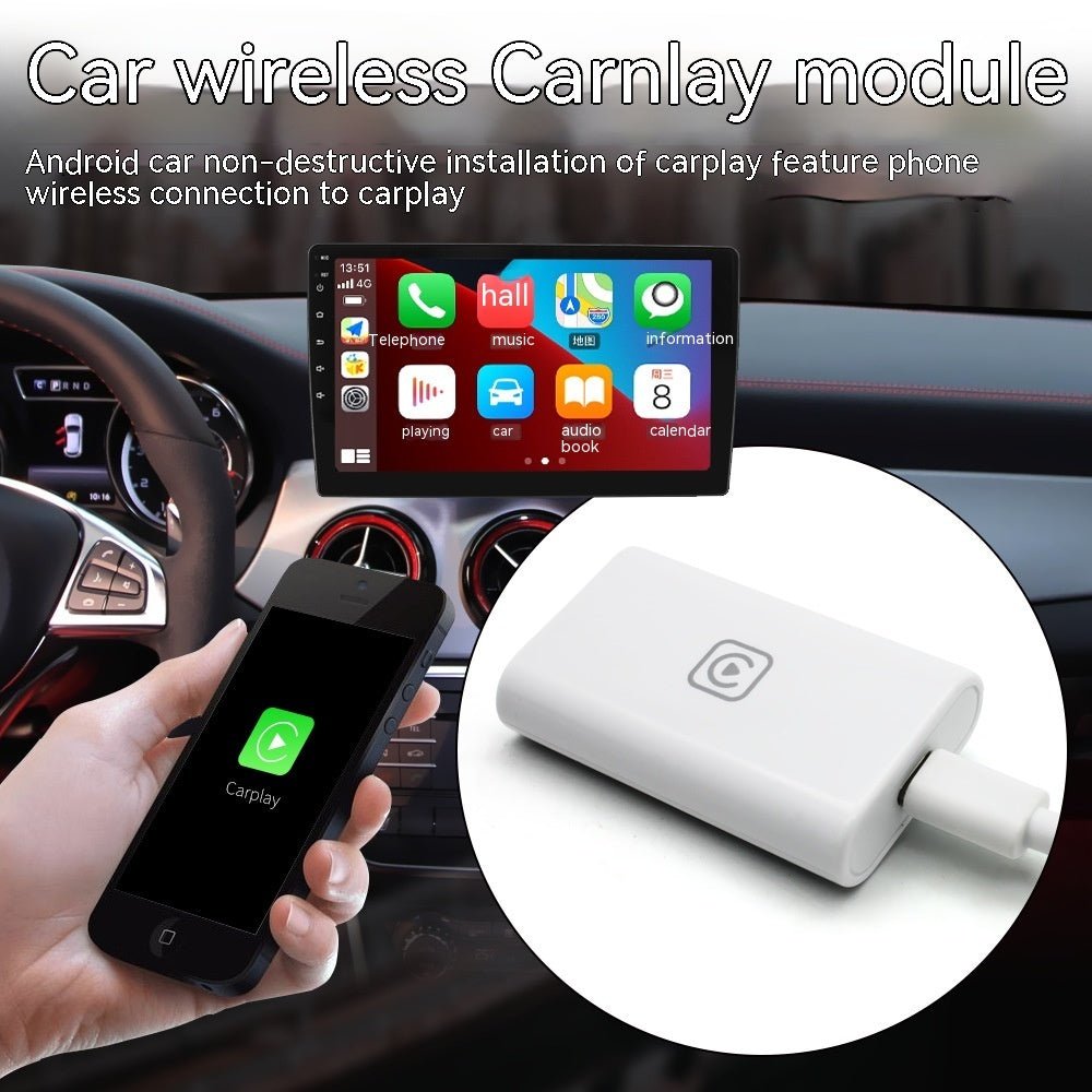 Wireless Carplay Module Adapter Mirror Projection Screen Android Car Machine - IVOIRART.COM