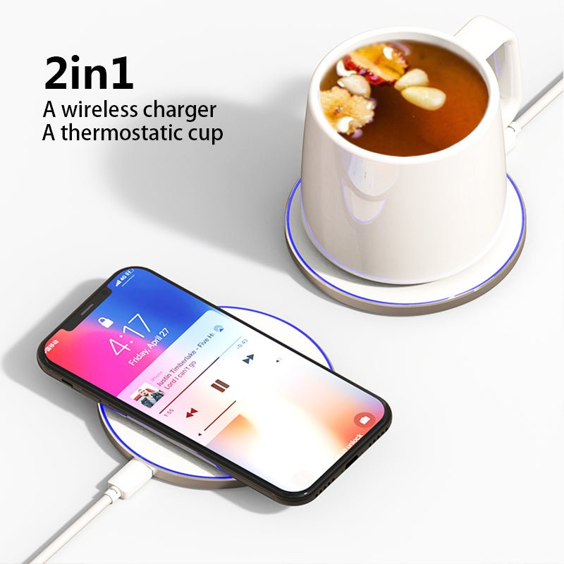 Wireless charging mug - IVOIRART.COM