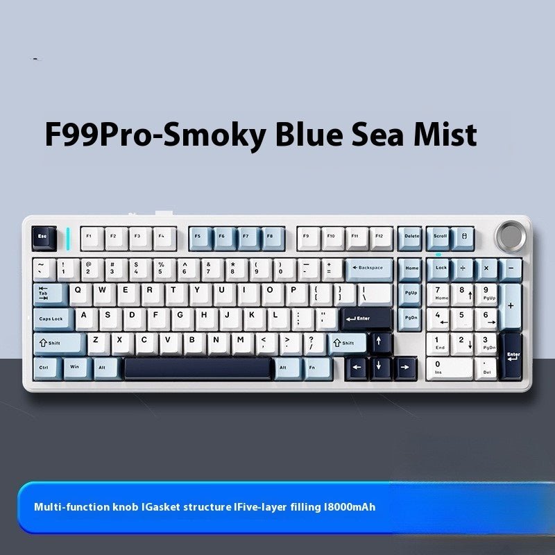 Wireless Three-model Bluetooth Office Game Side Engraved Key Cap Only For E-sports - IVOIRART.COM