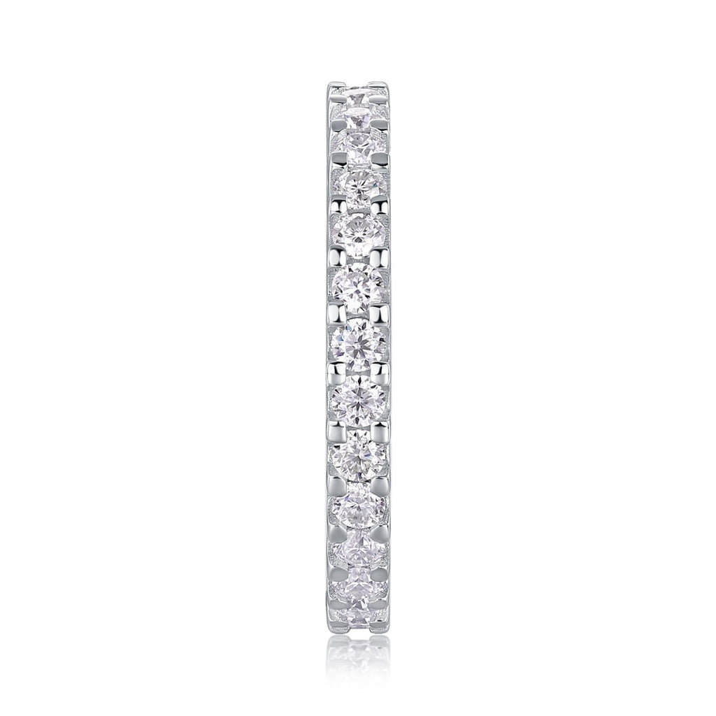 Wish - A Wedding Ring Set With Top-quality Moissanite S925 In Silver And Platinum-plated. The Ring Can Be Tested With A Diamond Pen - IVOIRART.COM
