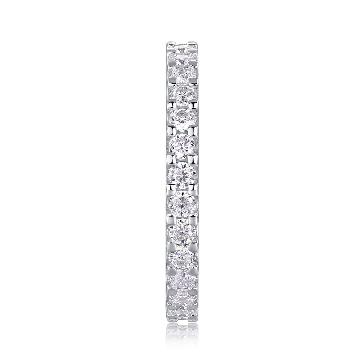 Wish - A Wedding Ring Set With Top-quality Moissanite S925 In Silver And Platinum-plated. The Ring Can Be Tested With A Diamond Pen - IVOIRART.COM