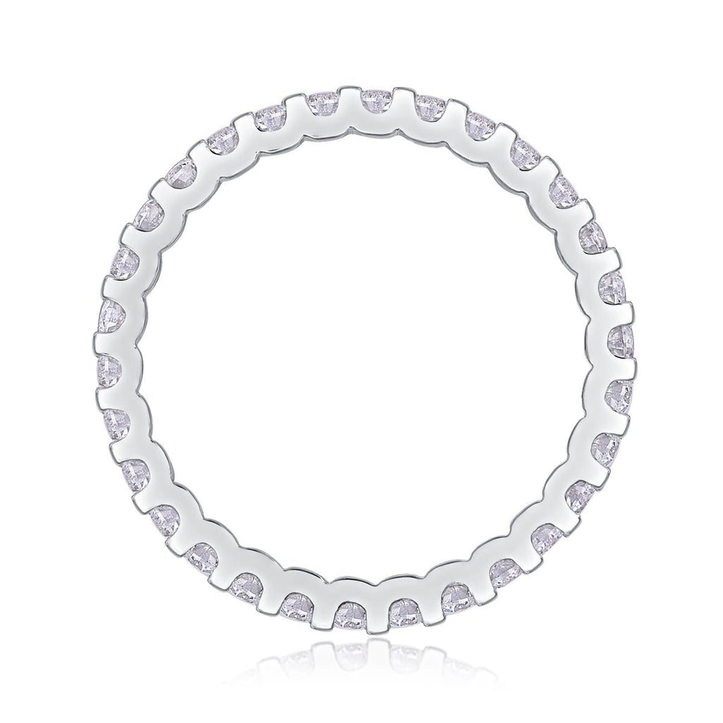 Wish - A Wedding Ring Set With Top-quality Moissanite S925 In Silver And Platinum-plated. The Ring Can Be Tested With A Diamond Pen - IVOIRART.COM