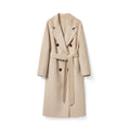 Women's Camel Coat Reversible Woolen Jacket - IVOIRART.COM