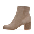 Women's Chunky Heel Round Toe Mid Heel Boots - IVOIRART.COM