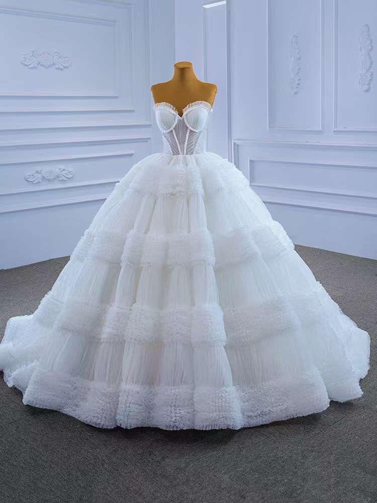 Women's Fashion Casual Pure Color Tube-top Large Pettiskirt - IVOIRART.COM