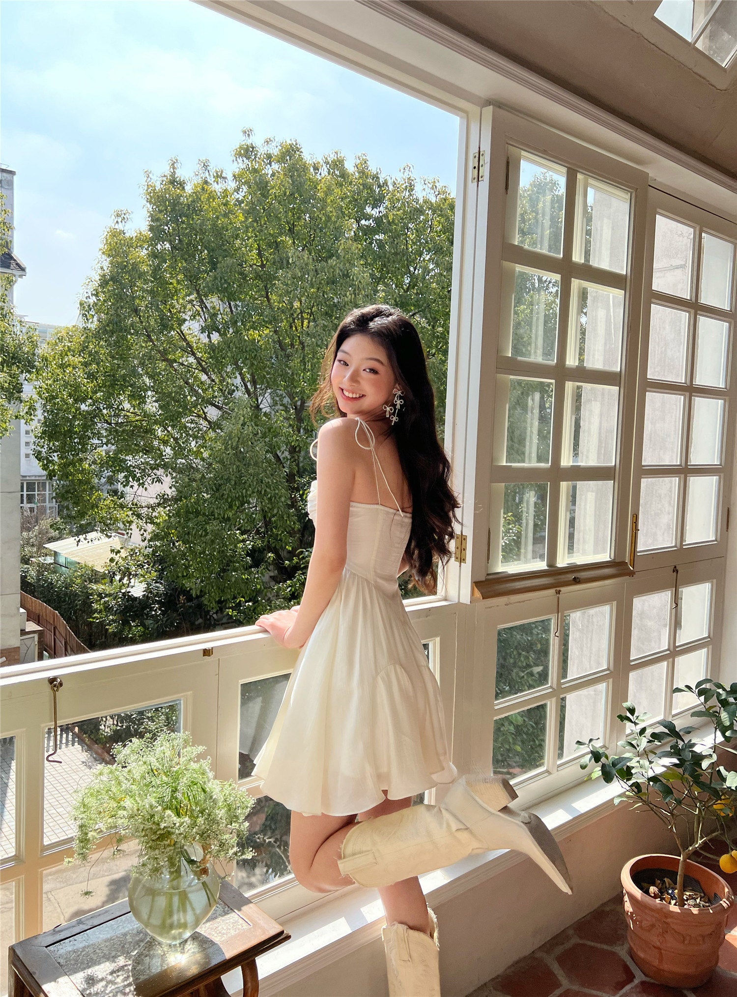 Women's Fashion Personality Suspender Skirt Dress - IVOIRART.COM