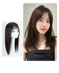 Women's Hand Woven Double Delivery Needle Wig Sheath Real Human Hair Silk Sleeve - IVOIRART.COM