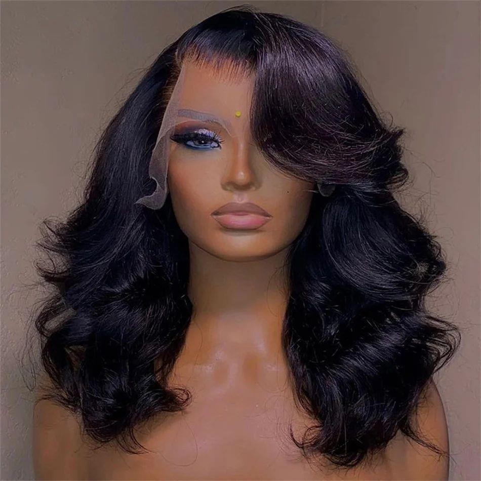 Women's Solid Color Transparent Lace Forehead Wig - IVOIRART.COM
